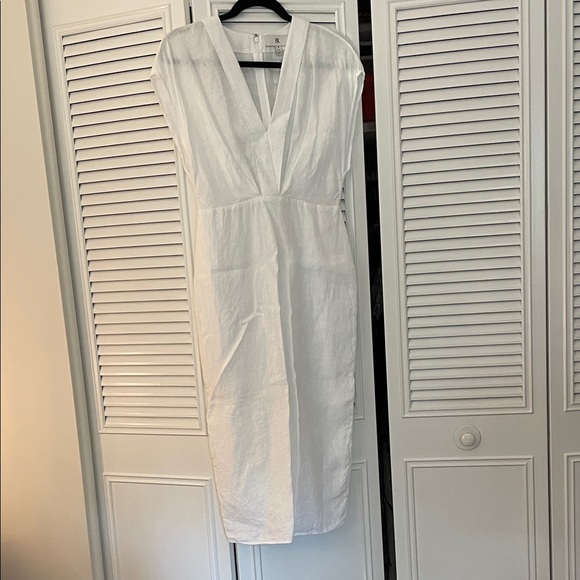 Banana Republic One Shoulder White Dress - Picture 3 of 5